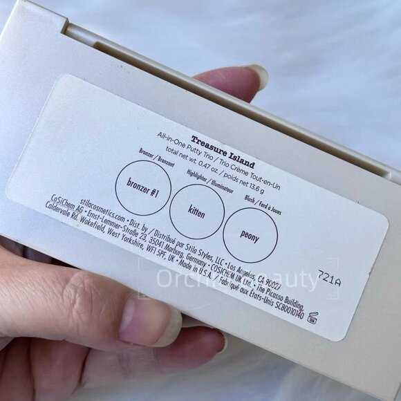 New Stila All-In-One Putty Trio Blush, Bronzer & Highlighter Palette Full Size - Picture 5 of 5